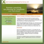 Quiet Country Bookkeeping, LLC design by Neal Resources