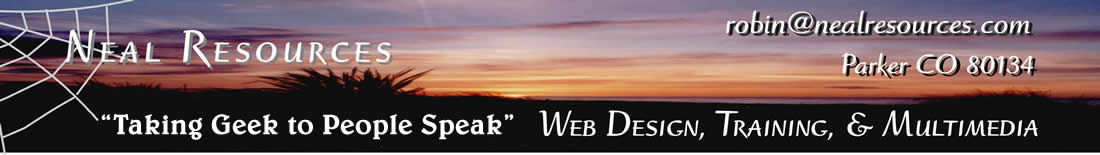 Neal Resources Logo - Shedding Light on the Web for Small Businesses